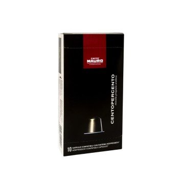 Caffe Mauro Nespresso Coffee Capsules Compatible Centopercento