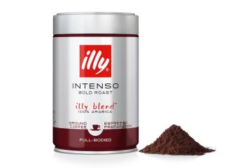 Illy Dark Roast Ground Coffee 250 GR