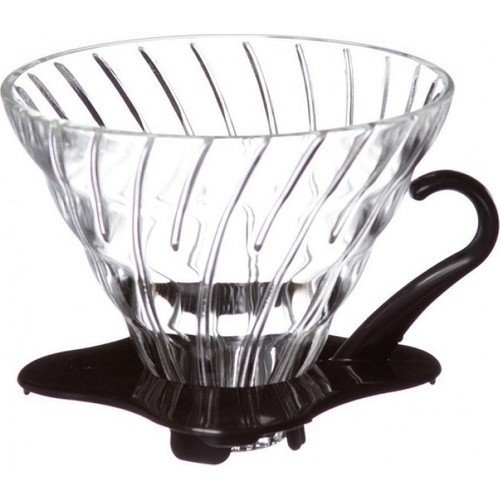 Hario V60 02 Dripper (Siyah Cam)