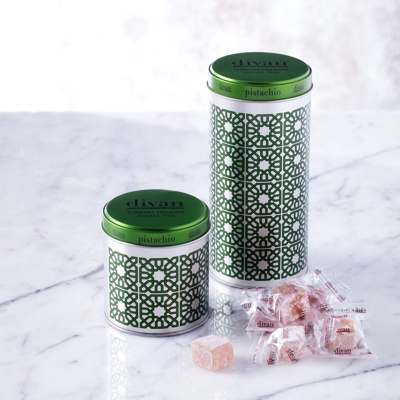Divan Fıstıklı Lokum - Tin Box 20'li