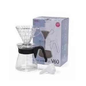 Hario V60 02 Kahve Demleme Seti (Şeffaf)