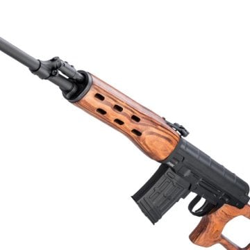 A&K SVD Dragunov Bolt Action Airsoft Sniper Tüfek (Gerçek Ağaç / 500 FPS)