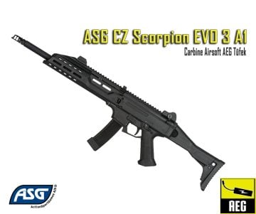 ASG CZ Scorpion EVO3 A1 Carbine Airsoft AEG Tüfek