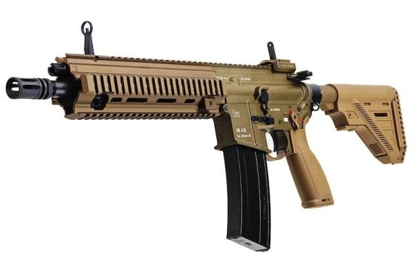 VFC UX HK416A5 GEN3 TAN GBB GAS BLOWBACK Airsoft Tüfek - Çöl Rengi