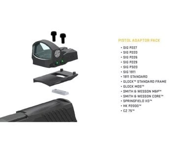 SIG ROMEO1 Mini 1x30 Reflex Sight & UNIVERSAL MONTAJ SETİ DAHIL