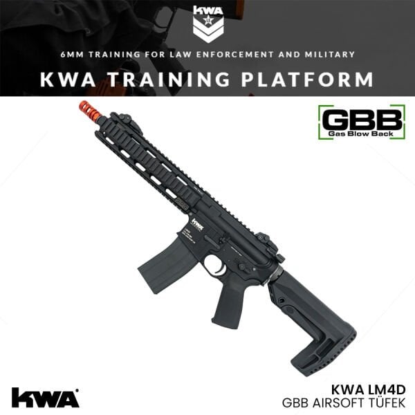KWA LM4D PTR LE GAS Blowback AIRSOFT TRAINING RIFLE