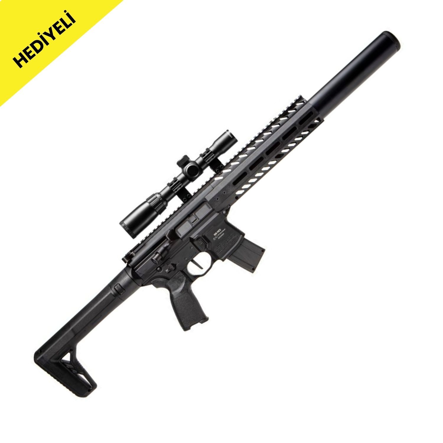 SIG MCX GEN II (PELET) YİVLİ CO2 YARI OTOMATİK HAVALI TÜFEK & 1-4x24 DÜRBÜN SET