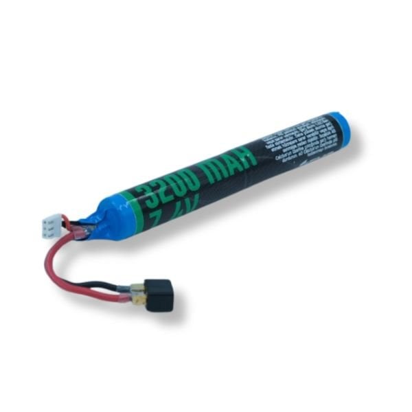 EMR 7.4V 3200mAh Lithium Ion Çubuk Airsoft Pil T-plug