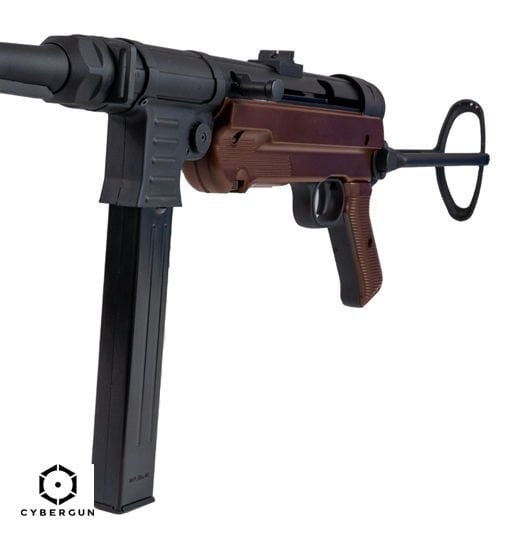 Schmeisser Lisanslı Ağaç MP40 Airsoft AEG Submachine Gun