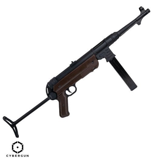 Schmeisser Lisanslı Ağaç MP40 Airsoft AEG Submachine Gun