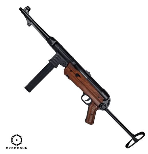 Schmeisser Lisanslı Ağaç MP40 Airsoft AEG Submachine Gun