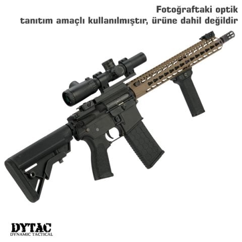 DYTAC BRAVO 14.5'' CARBİNE FULL METAL M4 AİRSOFT AEG TAN