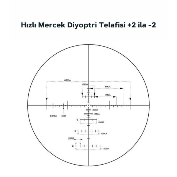 Vector Optics Everest 3-18x50SFP Gen II Tüfek Dürbünü