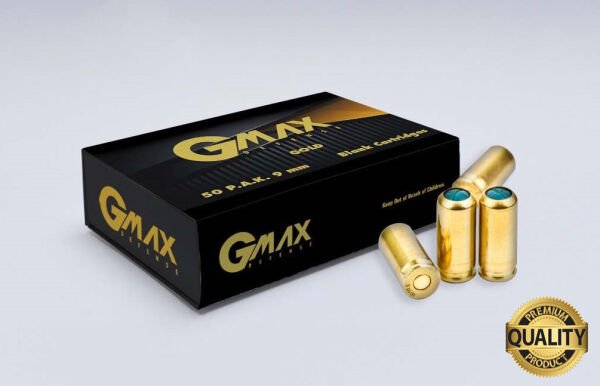 GMAX DEFENSE 9MM GOLD KURU SIKI SES MERMİSİ