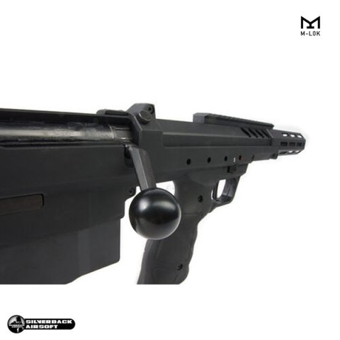 SILVERBACK SRS A2/M2 ''16inç Namlu'' Desert Tech Lisanslı COVERT Airsoft Sniper Tüfek - Siyah