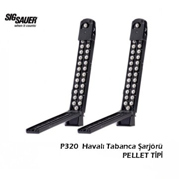 SIG Sauer P320 4.5mm HAVALI TABANCA Şarjörü 20Pellet