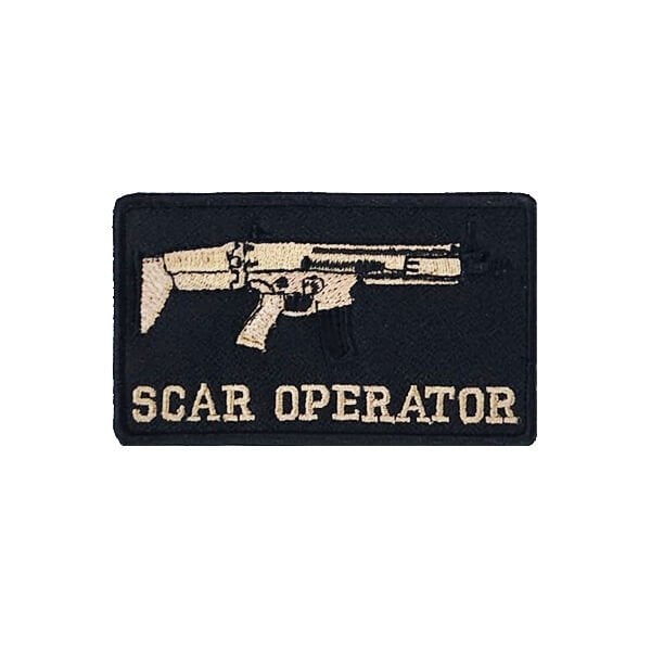 SCAR OPERATOR TACTICAL PATCH -SIYAH