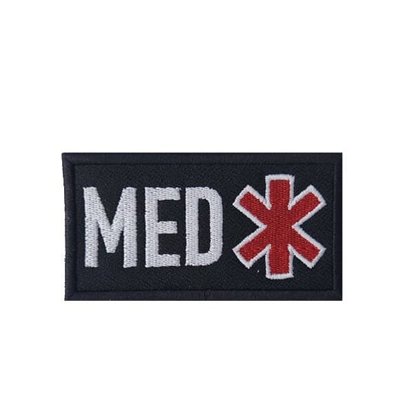 MEDX MEDIKAL TAKTIK PATCH -SIYAH