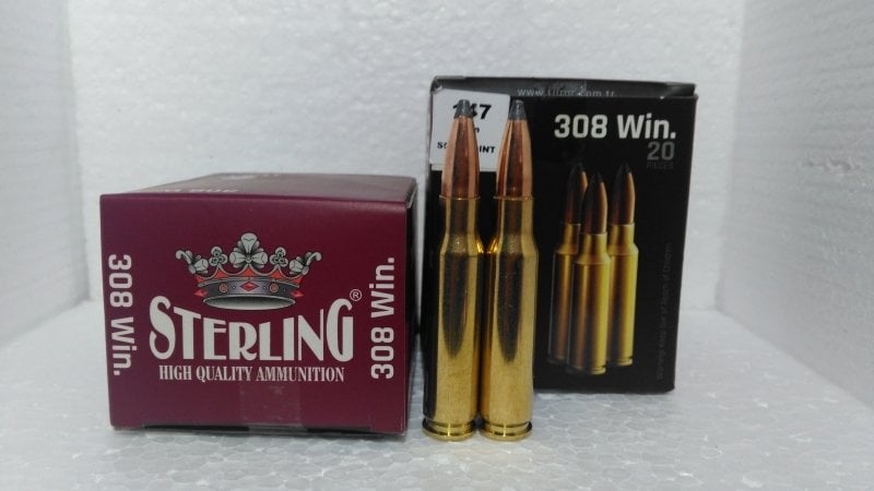 308 Win. Turaç-Sterling Tüfek Fişeği - 147 Grain/Soft Point