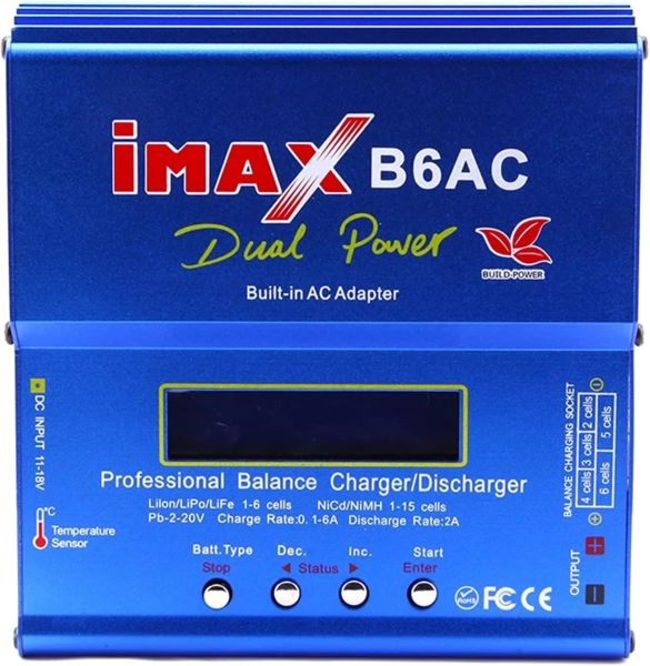 IMAX B6AC MAVI - Profesyonel LiPo + NiMH imax Şarj / Deşarj Cihazı