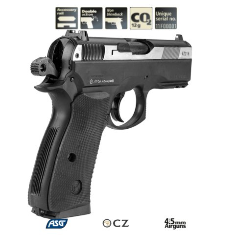 ASG CZ75 D COMPACT ÇİFT RENK HAVALI TABANCA 16200