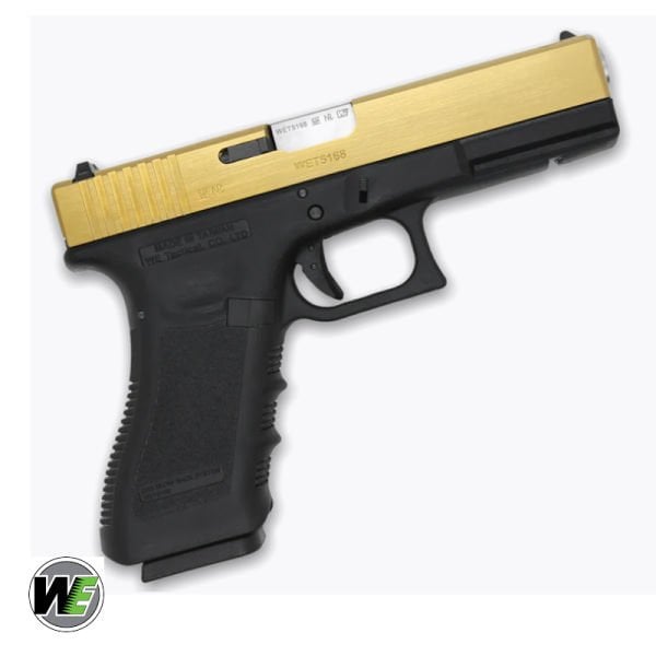 WE G17 GLOCK 17 GEN3 TITANIUM GOLD ALTIN GBB AİRSOFT TABANCA