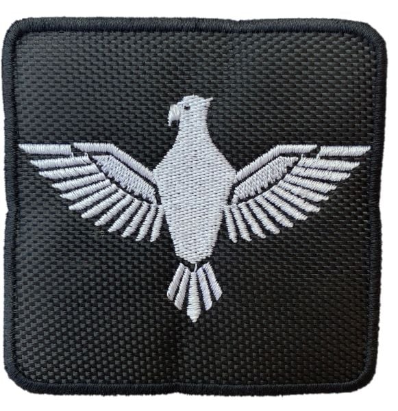 UÇAN KARTAL PATCH - SIYAH BEYAZ