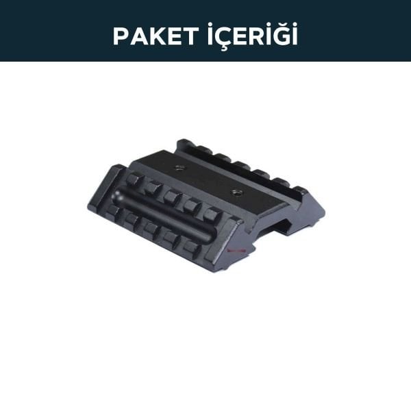 Vector Optics Tactical Dual 45° Offset Raylı Picatinny Montaj Ayağı