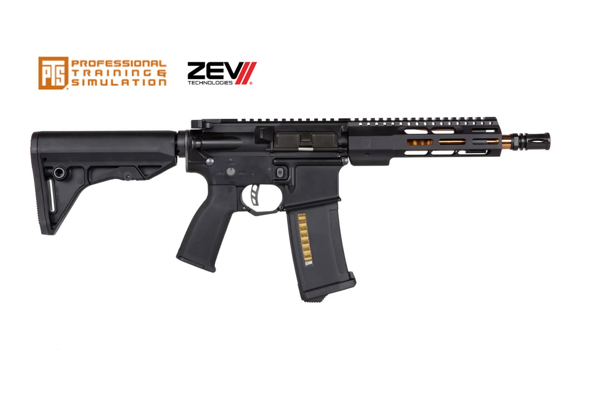 PTS ZEV Core Elite CQB 7,5'' Airsoft AEG Tüfek SIYAH ZV603680307