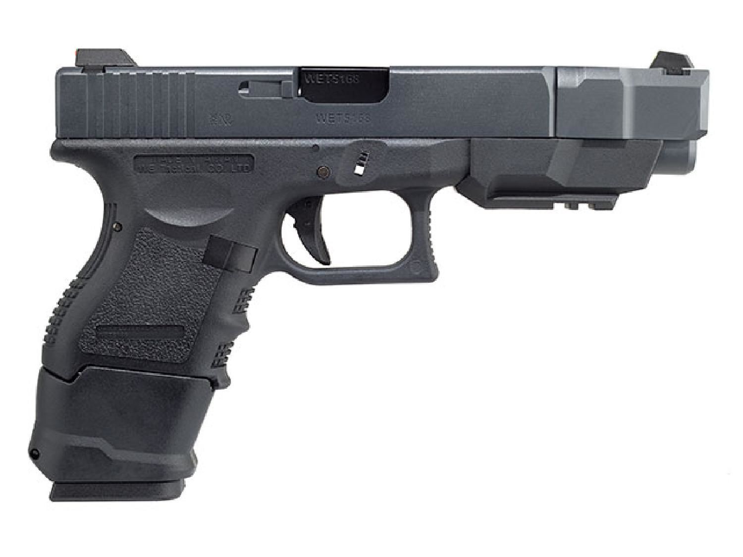 WE Glock33 G33 Gen3 ADVANCE GBB Airsoft Tabanca - Siyah