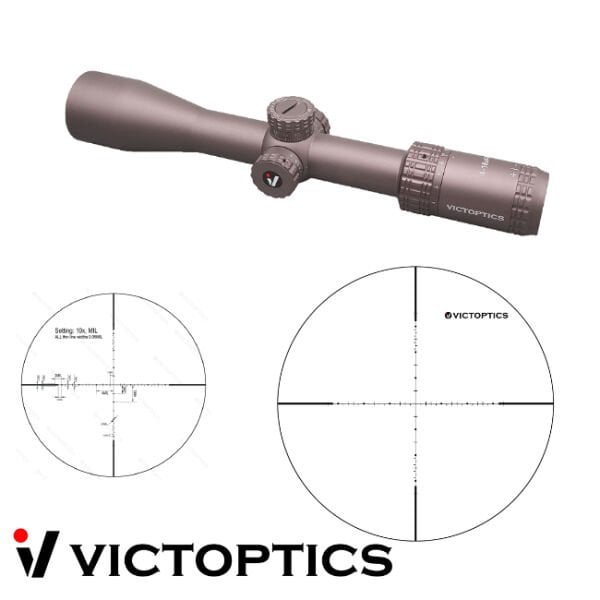 Victoptics S4 4-16X44 COYOTE SFP PARALAKS TEKERLI Tüfek Dürbünü OPSL-26