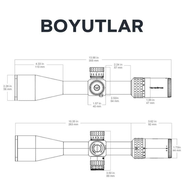 Vector Optics 30mm Sentinel GenII 4-16x50 SFP Tüfek Dürbünü SCOL-59