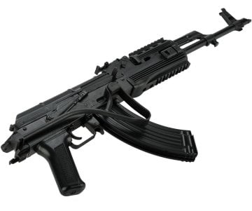 LCT TIMS AK47 Katlanır Wire Dipçikli Çelik AEG Airsoft Tüfek - Siyah