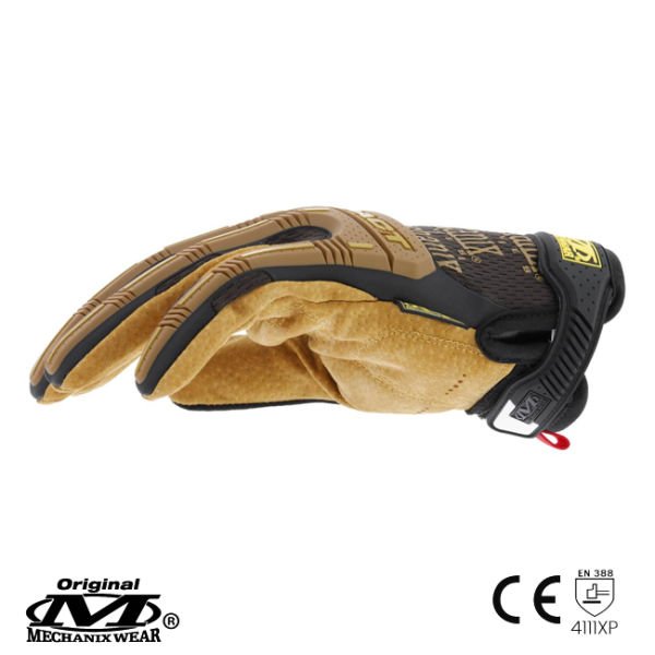 Mechanix Wear® M-Pact Durahide Leather Deri Eldiven (Siyah/Kahve)
