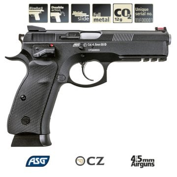 ASG CZ SP-01 SHADOW Havalı Tabanca BLOWBACK 18396