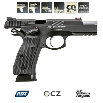 ASG CZ SP-01 SHADOW Havalı Tabanca BLOWBACK 18396