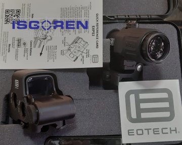 EOTech HHS-I Holo-Sight I w/ EXPS3-4 Red Dot Sight & G33 Magnifier