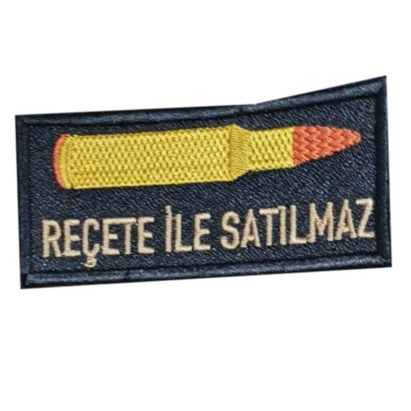 REÇETE İLE SATILMAZ KURŞUN KOMİK PATCH- SİYAH-SARI