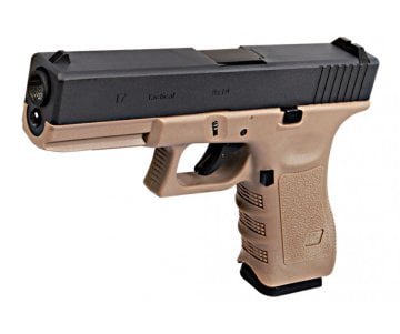 WE G17 GLOCK 17 GEN3 TAN GBB Airsoft Tabanca