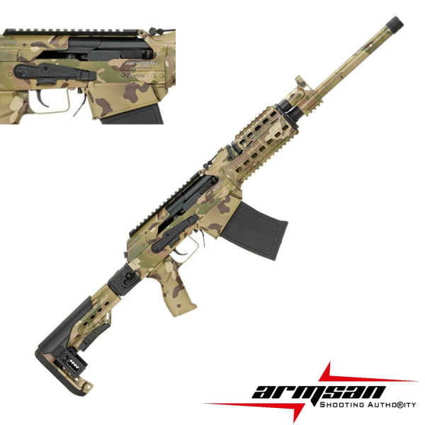 ARMSAN ARMTAC RS-S1 MULTICAM TELESKOPİK DİPÇİK 12CAL 47CM YARI OTO. YİVSİZ AV TÜFEĞİ