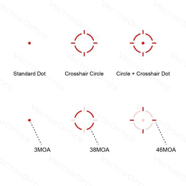 Vector Optics Frenzy-X 1x19x26 MRS GenII Güneş Enerjili Multi-Reticle Nişangah SCRD-SM64