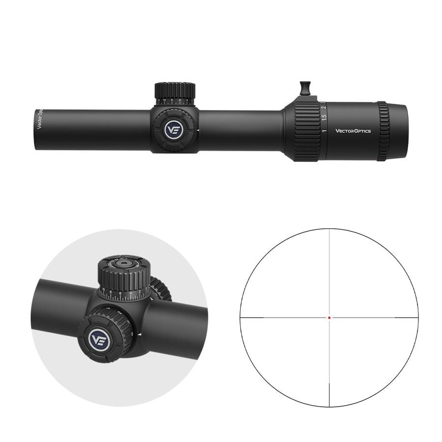 SCOC-38 // Vector Optics Forester 1-8x24 SFP Tüfek Dürbünü