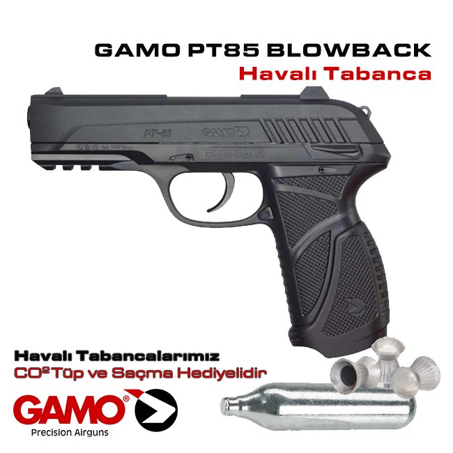 PACK Gamo pt-85 Blowback Olive Drab Co2