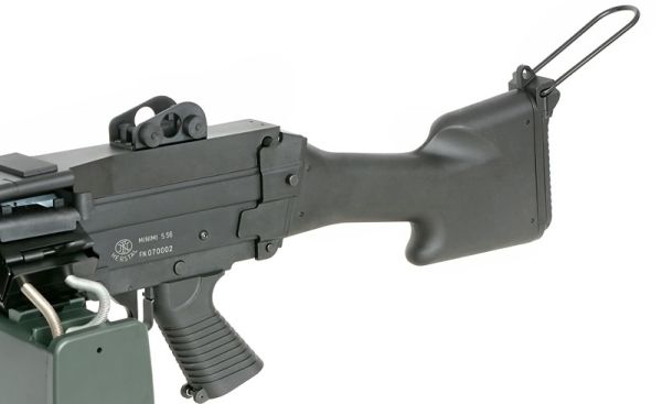 A&K FN LISANSLl M249 MKII SIYAH FULL METAL Airsoft Makinalı AEG Tüfek