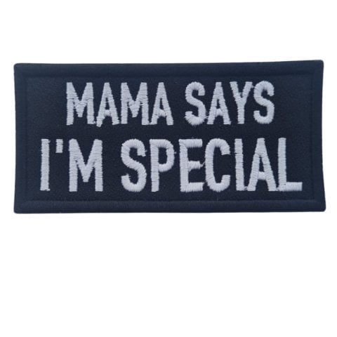 MAMA SAYS TACTICAL PATCH -SİYAH-BEYAZ