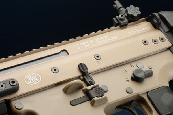 FN Herstal-Licensed SCAR-SC Compact Airsoft PDW B.R.S.S. AEG TAN BOLT