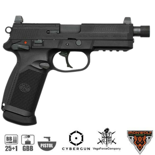 VFC FNX45 TACTICAL AIRSOFT GBB Tabanca Siyah