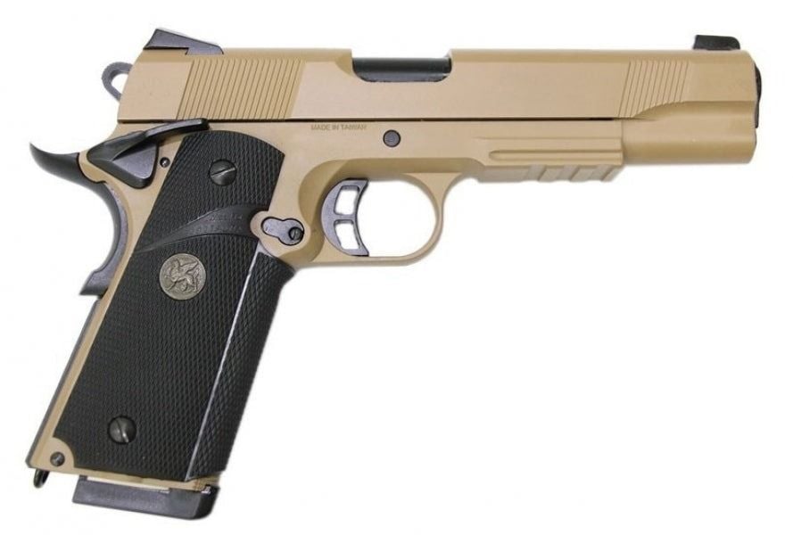 KJW 1911 MEU GBB FULL METAL Airsoft Tabanca TAN (KP07-TAN)