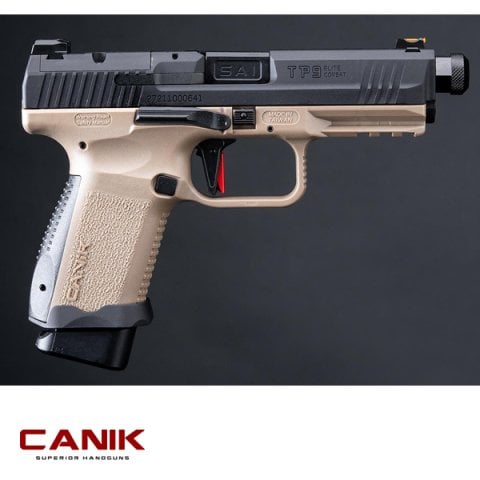 Canik TP9 Elite Combat Airsoft Replika - Duo Tone - Tan+Siyah