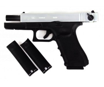 WE GLOCK G18C Gen4 Silver Airsoft Tabanca